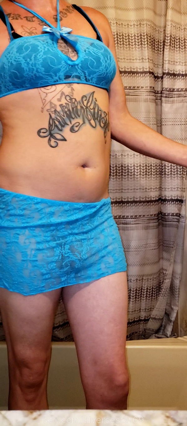 Diversestar69 - Sexy sissygirl shows off booty in cute blue lace lingerie  #sissy #femdom #princess #cd #trap - Sex.com